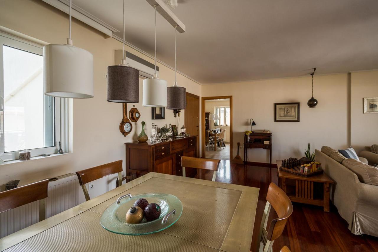 Family Getaway, Spacious And Luxurious, Sea View, Terrace, Next To Voula Beach, 20Min From Center Aten Exteriör bild
