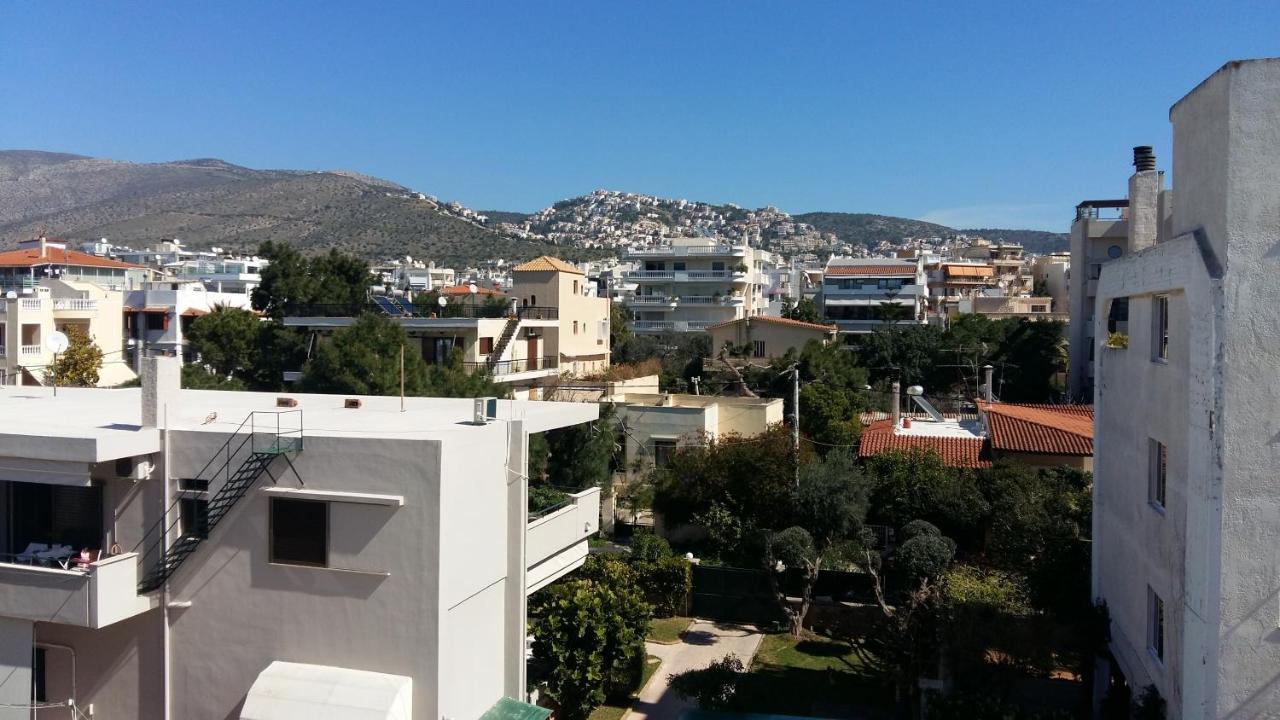 Family Getaway, Spacious And Luxurious, Sea View, Terrace, Next To Voula Beach, 20Min From Center Aten Exteriör bild
